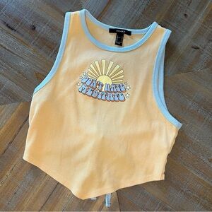 Forever‎ 21 Vintage Vibe Summer Crop Tank